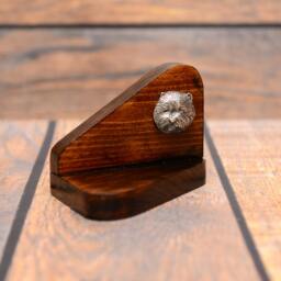 West Highland White Terrier - Wooden Candlestick With Dog, Souvenir, Decoration, Limited Edition, Collection - thumbnail 3