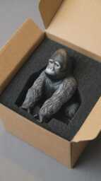 "Gorilla Bronze ""Silverback Gorilla" - thumbnail 4