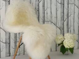Original Giant White Genuine Natural Sheepskin Rugs Exclusive Rug Throw Carpet Outdoor Cheap Shag - thumbnail 1