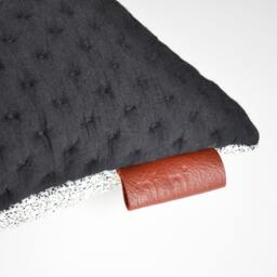 New Designer Decorative European Fabric Square Black Cushion Cover - thumbnail 2