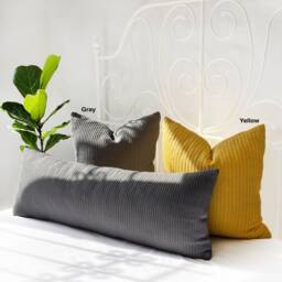 Knitted Cushion Cover %100 Organic Cotton Fabric Modern Knit Pillow Case Textured Pillow Cable Knit Throw - thumbnail 3
