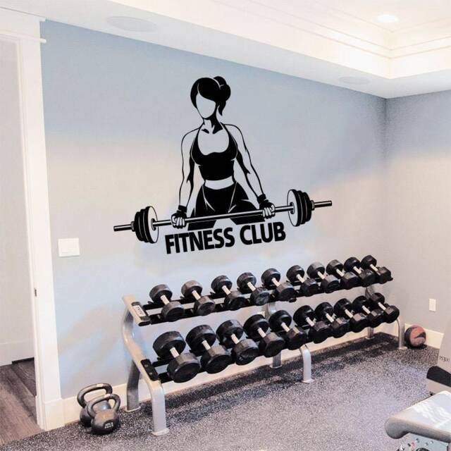 Fitness Wall Decal Gym Motivational Quote Decor T759 - image 1