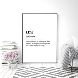 Kitchen Prints - Food Tea Definition Print Wall Art Decor Home - thumbnail 2