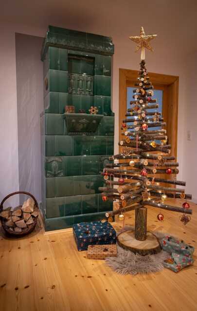 Wooden Christmas Tree - Forest Model, Sustainable Fir Tree, Advent Calendar, Decoration, Christmas, Artificial - image 1