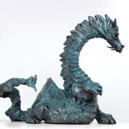 Bronze Dragon Sculpture Hand-Cast Fantasy Art Decor By Kindrie Grove - thumbnail 3