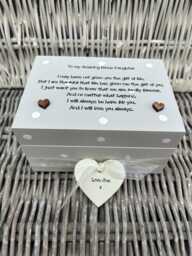 Personalised Box. You Are Like A Daughter To Me. Special Bonus Daughter Gift Birthday Christmas Trinket Jewellery Box Any Name You Want