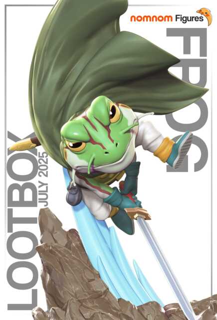 Frog - Chrono Trigger 3D Printed Figure 110 Scale - image 1