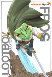 Frog - Chrono Trigger 3D Printed Figure 110 Scale - thumbnail 1