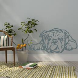 English Bulldog Tongue Vinyl Decal Car, Wall, Ipad Sticker - thumbnail 2