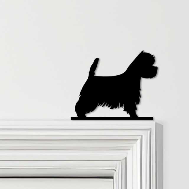 Door Topper West Highland Terrier Dog Various Colours Decorative Sign - Sign, Novelty Wall Decor, Frame Art, Art - image 1