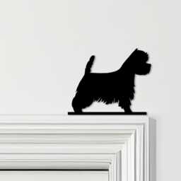 Door Topper West Highland Terrier Dog Various Colours Decorative Sign - Sign, Novelty Wall Decor, Frame Art, Art - thumbnail 1