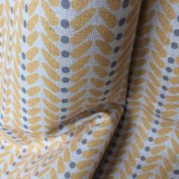 Sample Only - Curtains Made To Measure? Just Need Pole Length & Drop Quote Mustard Linen Scandi Wings - thumbnail 2