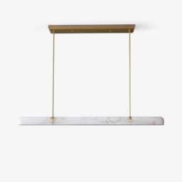 Ilraea Linear Alabaster Pendant Handmademodern Light, Brass Kitchen Island Chandelier, Luxury Marble Hanging Light - thumbnail 3