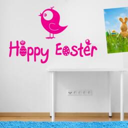 Easter Eggs Wall Stickers Kids Nursery Play Room Home Art Decoration Children Decals Removable Handmade School Bedrooms Bright Vc-A148 - thumbnail 2