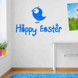 Easter Eggs Wall Stickers Kids Nursery Play Room Home Art Decoration Children Decals Removable Handmade School Bedrooms Bright Vc-A148 - thumbnail 1