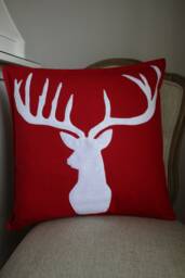 Reindeer - Right Pillow - thumbnail 1