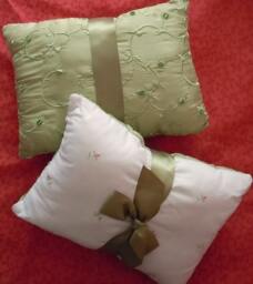 Rosebud Pillow - Create A Prettier Napping Place With This Lovely Little Travel-Size/Throw Pillow - thumbnail 3