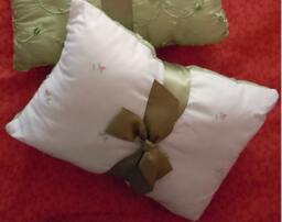 Rosebud Pillow - Create A Prettier Napping Place With This Lovely Little Travel-Size/Throw Pillow - thumbnail 1