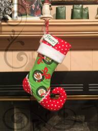 Grinch Christmas Stocking - Elf Stocking - thumbnail 1
