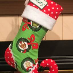 Grinch Christmas Stocking - Elf Stocking - thumbnail 2