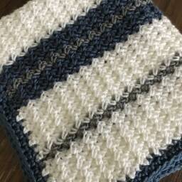 Nautical Baby Blanket - Ready To Ship New Gift Shower Nursery Coastal Room - thumbnail 2