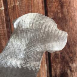 Rottweiler, Angel, Dog Christmas Tree Topper, Holiday Decoration, Wall Hanging, Pet Memorial, Yard Stake, Aluminum, Handcrafted, Lovers - thumbnail 2
