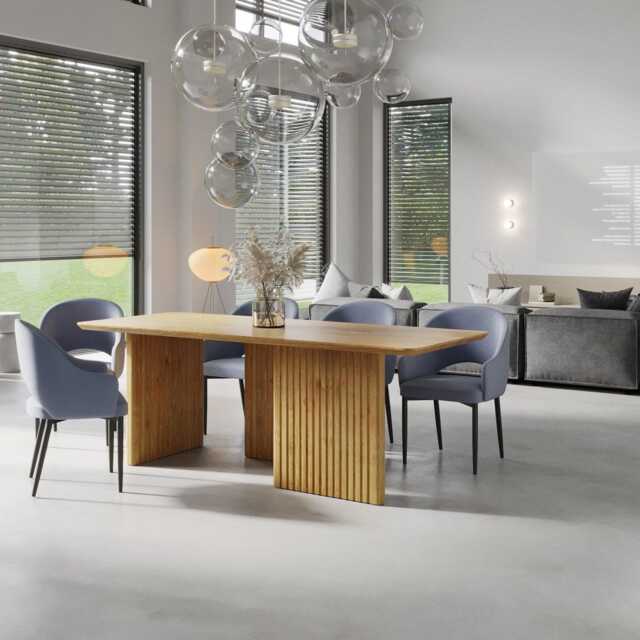 Oak Modern Dining Table 054 - image 1