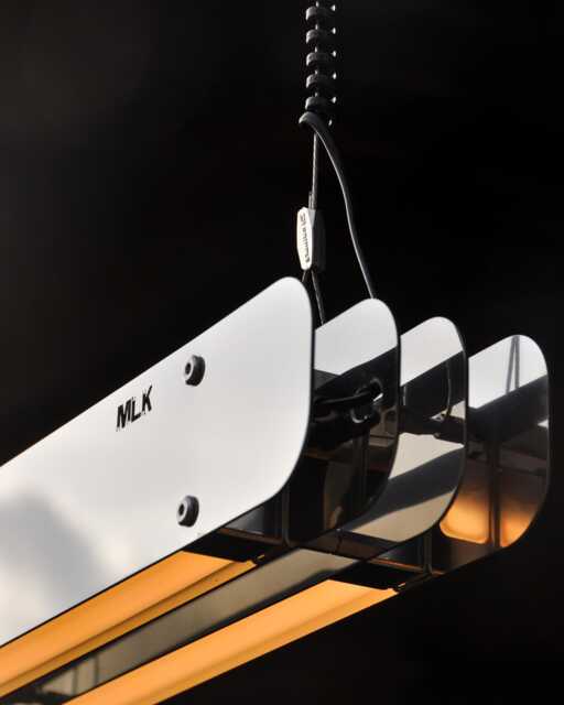 Ne600x2 Basic Pendant - Gloss Stainless Steel - image 1