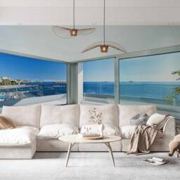 Sea View From Inside A Window Removable Wallpaper Landscape Self-Adhesive Large Wallpapers Wall Mural Decal - thumbnail 2