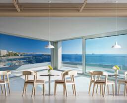 Sea View From Inside A Window Removable Wallpaper Landscape Self-Adhesive Large Wallpapers Wall Mural Decal - thumbnail 1