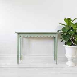 Traditional Scalloped Edge Console Tables - Handmade in Custom Sizes - thumbnail 2