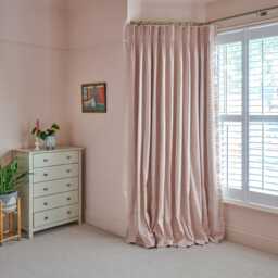 Handmade Ticking Stripe Curtain, Pinch Pleat With Folded Frill, Made To Measure - thumbnail 3