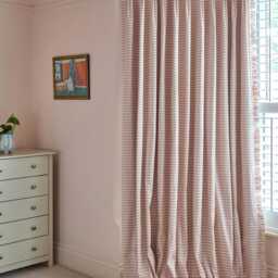 Handmade Ticking Stripe Curtain, Pinch Pleat With Folded Frill, Made To Measure - thumbnail 2