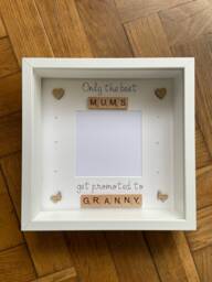 Best Mum Frame, Granny Gift For Granny, Nanny Birthday Mum, New Grandparent Gift, Baby Announcement - thumbnail 1