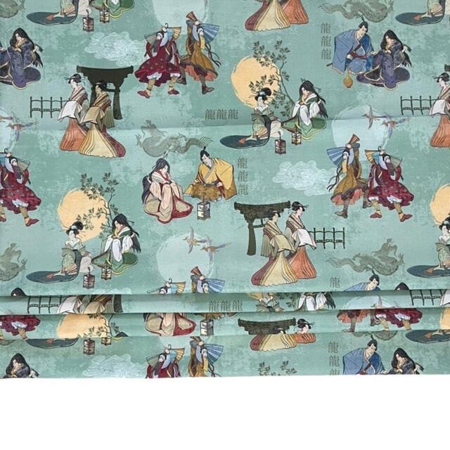 Roman Blinds/Custom - Made To Measure Pattern Samurai & Geisha Japanese Motif - image 1