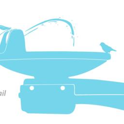 Nyc Central Park Water Fountain Wall Decal - New York Drinking Station Matte Vinyl Sticker - thumbnail 3