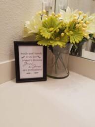 Wash Your Hands Bathroom Quote For Kids, Great Kids When Washing Their Hands, Wall Decor Children & Guest's Bathrooms - thumbnail 2