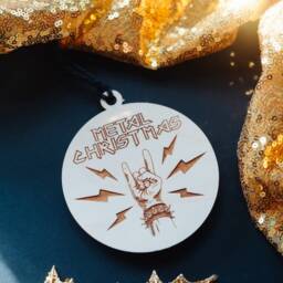 Heavy Metal Christmas Bauble Rock That Tree With This Heavy Festive Decoration - thumbnail 4