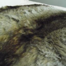 Chin Chilla. Faux Fur Chin Chilla Pillow Cover. Brown, Black, Cream, Grey, Rust. Gorgeous Chilla. For Him, Her, Gift - thumbnail 4