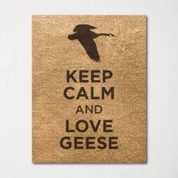 Keep Calm & Love Geese - Fine Art Print Choice Of Color Purchase 3 Receive 1 Free - thumbnail 3