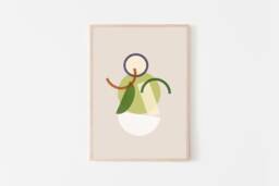 Thai Green Curry Art, Food Asian Giclee Print, Fine Art Paper Home & Kitchen Decor For The Lover - thumbnail 1