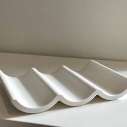 Bordeaux Wine Rack in Snow White - Minimalist Home Decor 3D Printed Australian Made Housewarming Gift - thumbnail 3