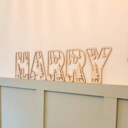 Personalized Wooden Christmas Letters Holiday Name Sign - thumbnail 2