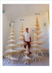 Wooden Christmas Tree - thumbnail 1