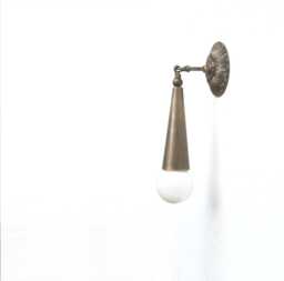 Aged Brass Wall Sconce Light - Casting Light- Minimal Light, Ul Listed, No.0302 - thumbnail 1