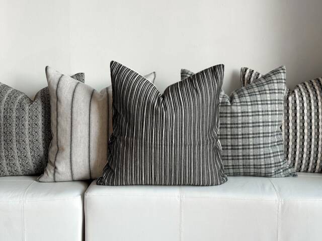 Combo Pillow Set Of 5 Indigo Pillow Cover - image 1