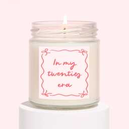 Friend 20Th Birthday Gift - in My Twenties Era Candle For Scented - thumbnail 1