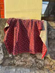 Handcrafted Kantha Embroidered Throw Carpet Style Textile For Home Decoration - thumbnail 1