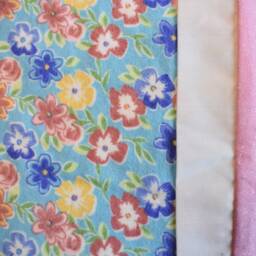 Soft Flower Pattern Pillowcase With A Pink Sparkle Cuff - thumbnail 2