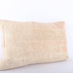 Handwoven Turkish Kilim Lumbar Pillow Bohemian Home Decor - 16x24 Inch - thumbnail 2